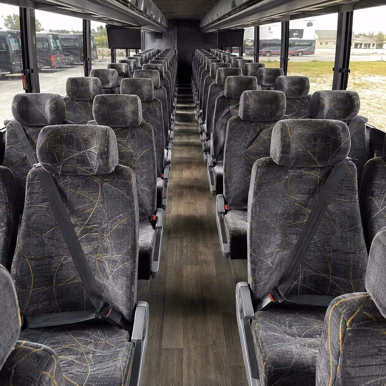 jacksonville charter bus interior